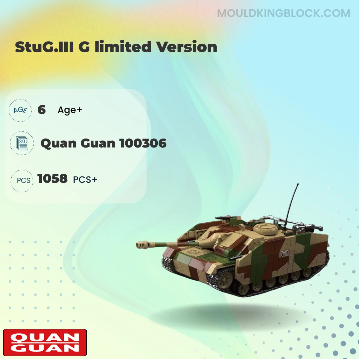 QUANGUAN 100306 StuG.III G limited Version Building Block