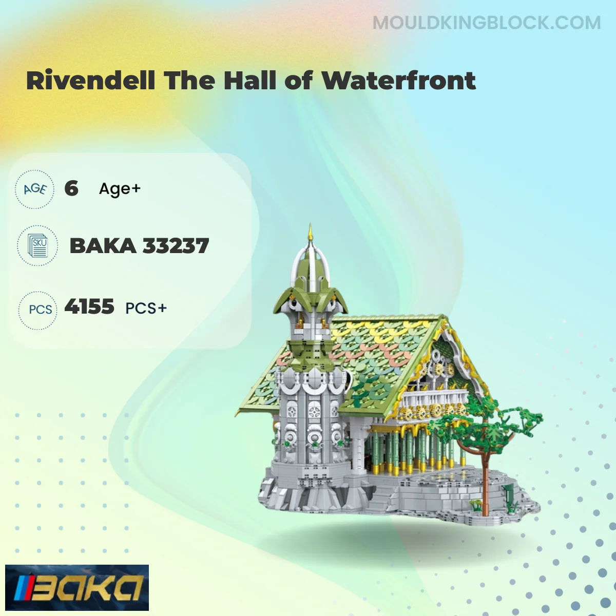 BAKA 33237 Rivendell The Hall of Waterfront Building Block