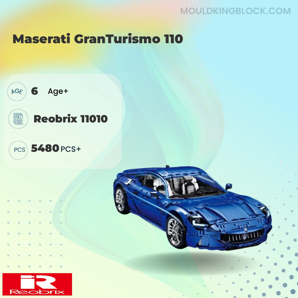 REOBRIX 11010 Maserati GranTurismo 110 Building Block