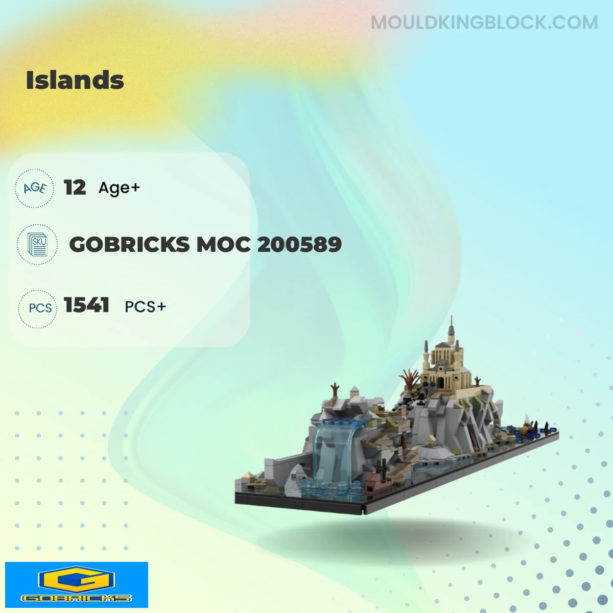 Gobricks 200589 Islands Building Block