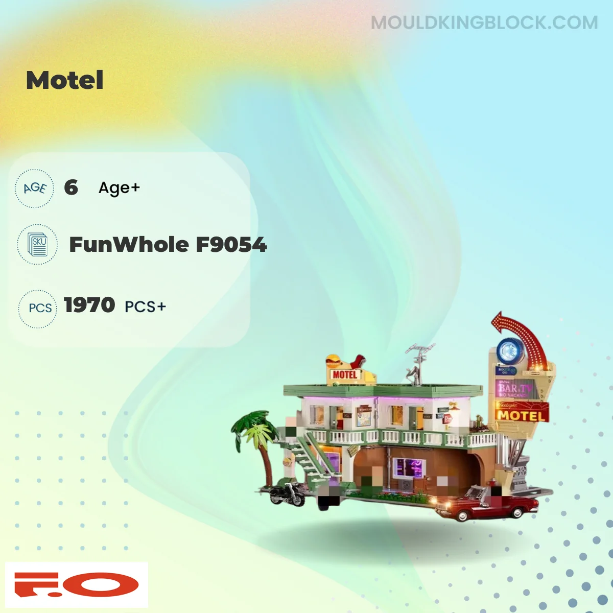 FunWhole F9054 Motel Building Block