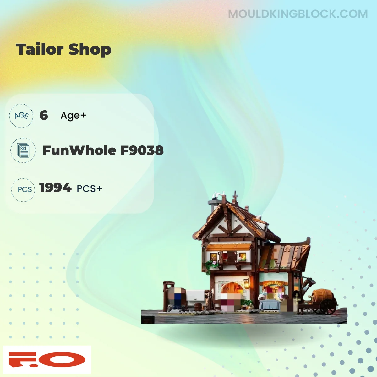FunWhole F9038 Tailor Shop Building Block