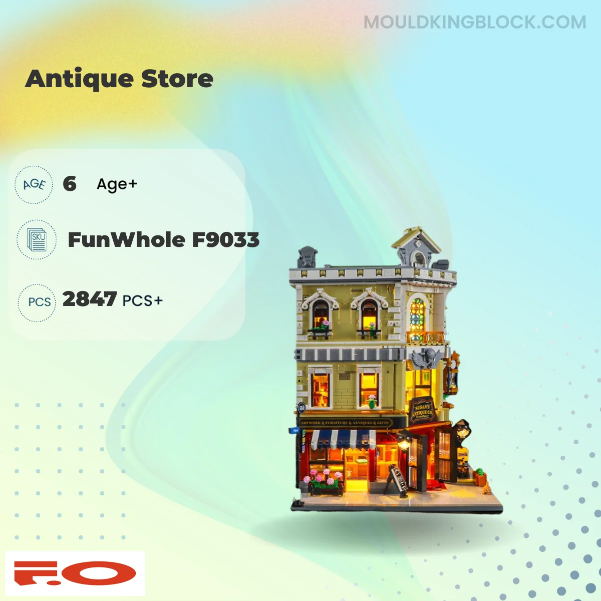 FunWhole F9033 Antique Store Building Block
